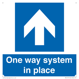 One way system in place